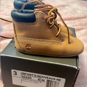 Used like new condition baby Timberland soft  bottoms